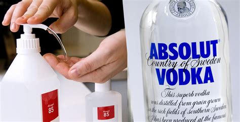 absolut vodka handsprit