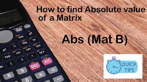 Absolute Of A Matrix