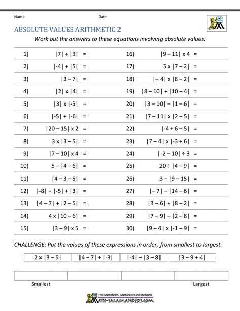 Absolute Value Equation Worksheets Pdf Free Download On Absolute Value Equations Worksheet - Absolute Value Equations Worksheet