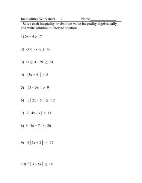 Absolute Value Equations Worksheet Pdf And Answer Key Absolute Value Equations Worksheet - Absolute Value Equations Worksheet