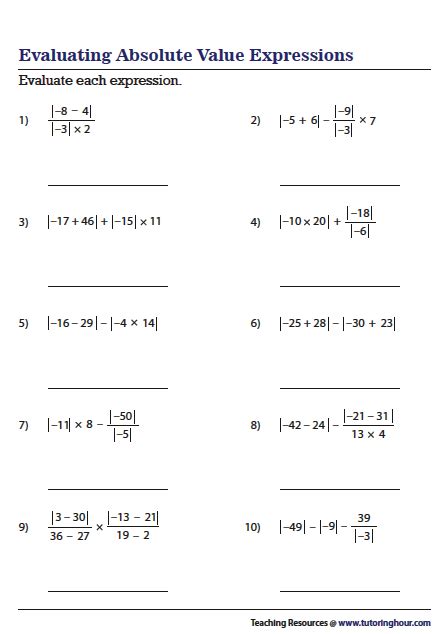 Absolute Value Worksheets 9th Grade Askworksheet Complex Numbers Worksheet 10th Grade - Complex Numbers Worksheet 10th Grade