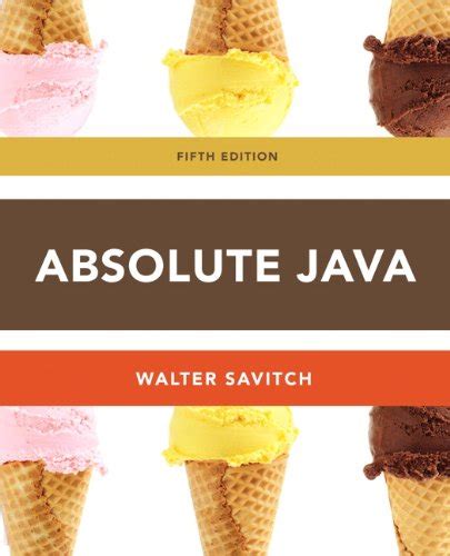 Full Download Absolute Java 5Th Edition 