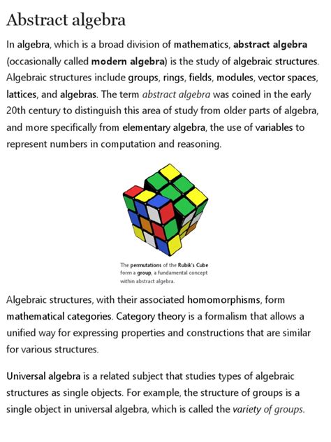 Abstract Algebra