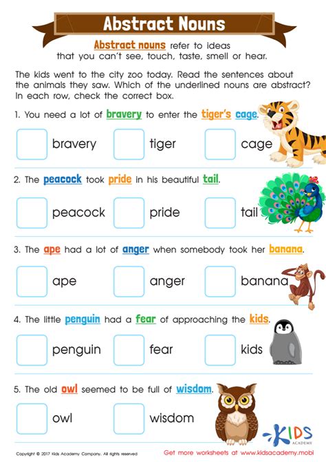 Abstract Nouns Worksheets For Grade 4 Pinterest Possessive Nouns 2nd Grade Worksheet - Possessive Nouns 2nd Grade Worksheet