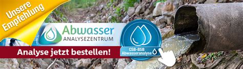 abwasser analyse