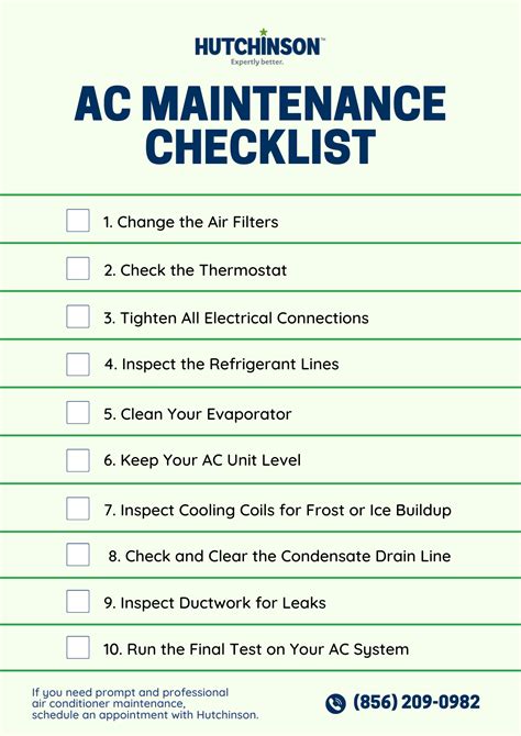 Ac Filter Maintenance Schedule Pdf