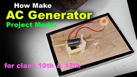 ac generator class 12 project