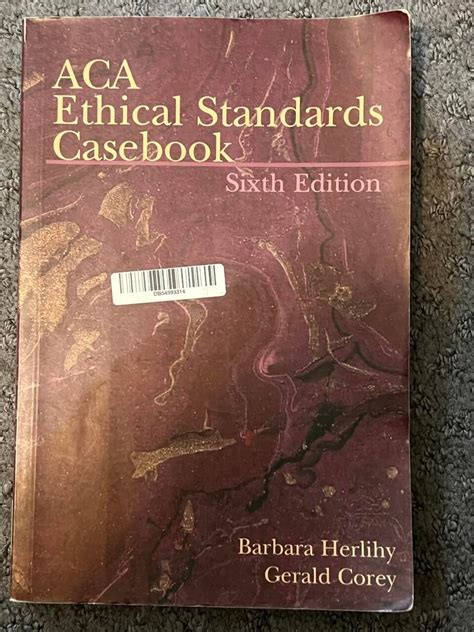 aca ethical standards casebook 6th ed