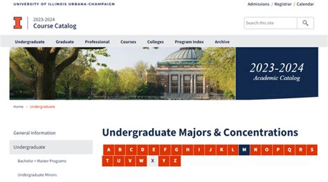 Academic Catalog Uiuc
