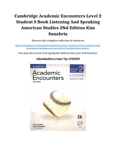 Academic Encounters Level 2 Students Book Reading And Writing American Studies American Encounters