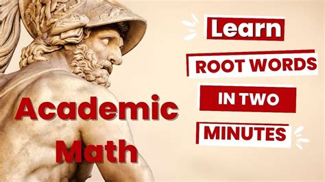 Academic Math Vocabulary Latin And Greek Root Words Math Root Words - Math Root Words