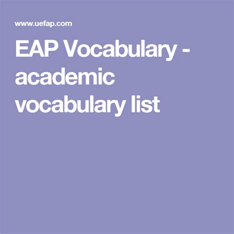 Academic Vocabulary Eap Foundation Academic Vocabulary By Grade Level - Academic Vocabulary By Grade Level