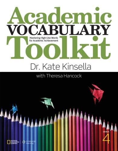 Academic Vocabulary Toolkit Grade 4 Student Edition Cengage Academic Vocabulary 4th Grade - Academic Vocabulary 4th Grade