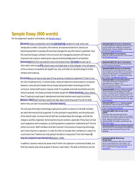 Academic Writing Examples