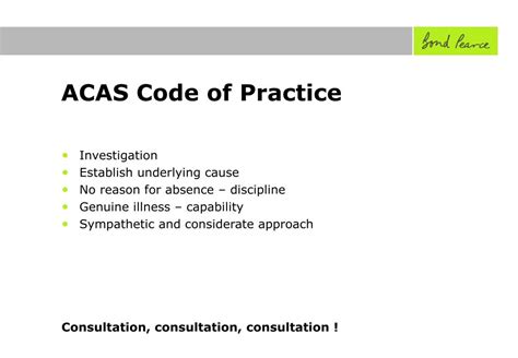 Acas Code Of Practice