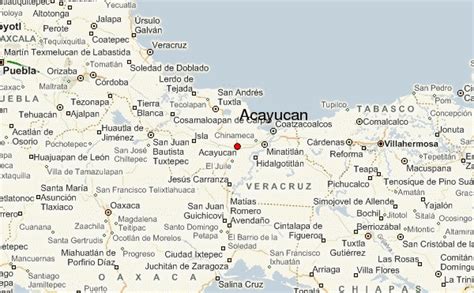 Acayucan Veracruz Mapa