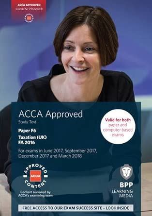 Acca F6 Taxation Fa2016 Study Text