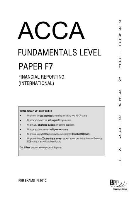 Acca F7 Bpp Course Exam 2 Answers Bing Pdfsdirnn