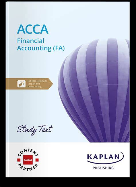 acca financial accounting kaplan study text