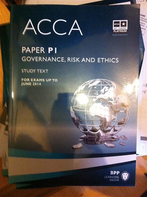 Acca P1 Study Guide Bpp