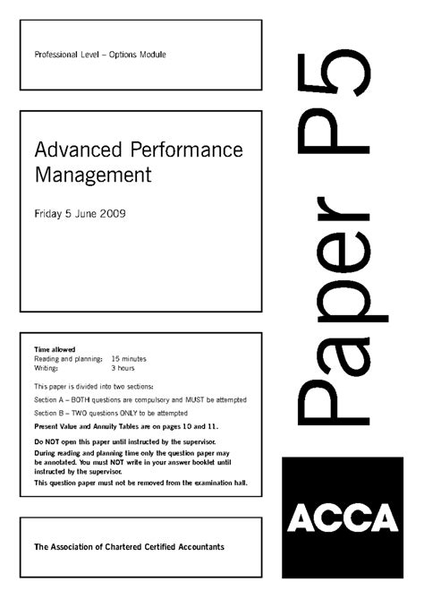 acca p5 exam tips june 2014