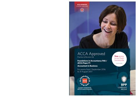Read Acca Paper F1 Accountant In Business Practice Revision 