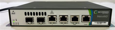 accedian metronid configuration