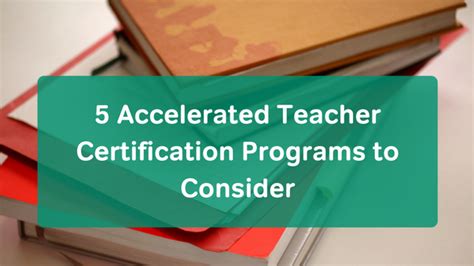 accelerated learning programs and teacher education