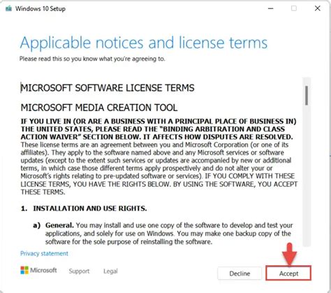 accept MS OS windows 2021 web site 