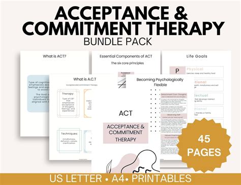 Acceptance And Commitment Therapy Workbook