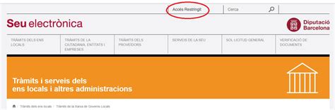 Acces Restringit Diba