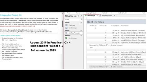Access 2019 In Practice Ch 6 Independent Project 6 5