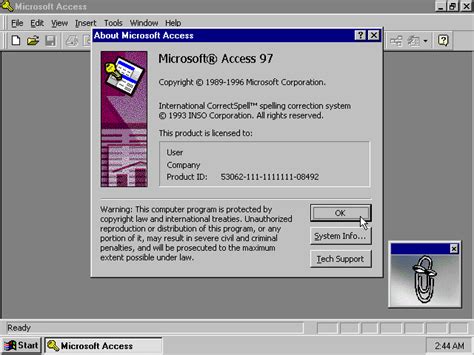 Access 97 Microsoft
