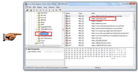 Access Data Registry Viewer