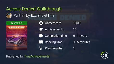 Access Denied Walkthrough