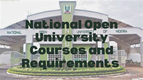 access physics national open university of nigeria