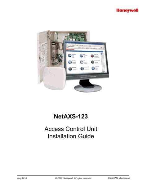Full Download Access Control Unit Installation Guide Honeywell 