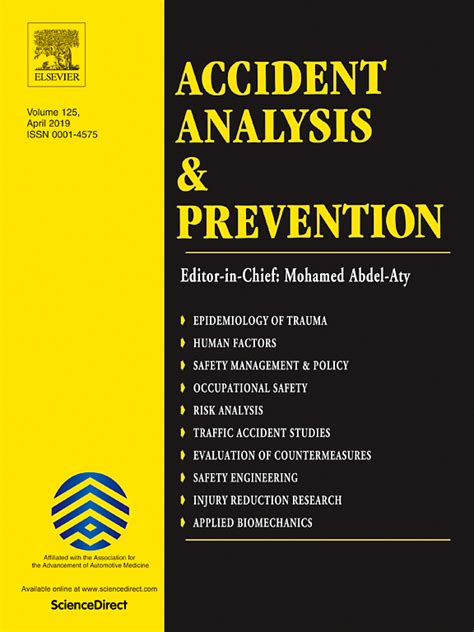 Accident Analysis And Prevention
