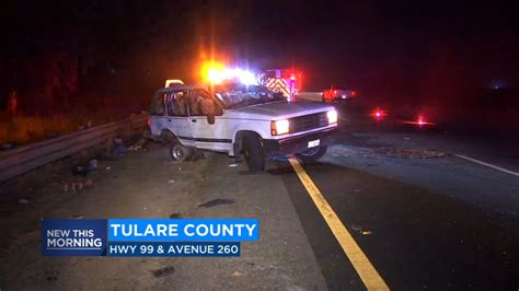 4 injured after car crash in Tulare County - ABC30 Fresno