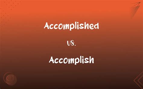 accomplished meaning
