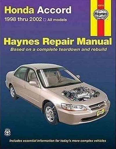 Read Online Accord 1998 2002 Service Repair Manual 