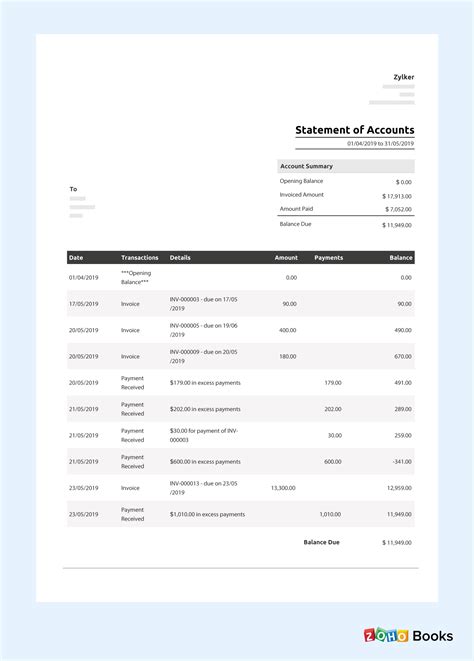 Download Account Statement Service Daily Account Information In An 