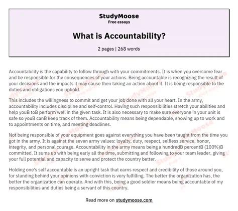 Read Accountability Paper Essay 
