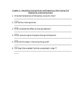 Accounting 1 Chapter 8 Test Answers Online Accounting