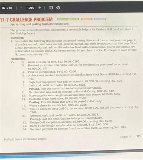 accounting 11 7 challenge problem century 21