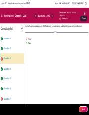 Accounting Chapter 4 Quiz