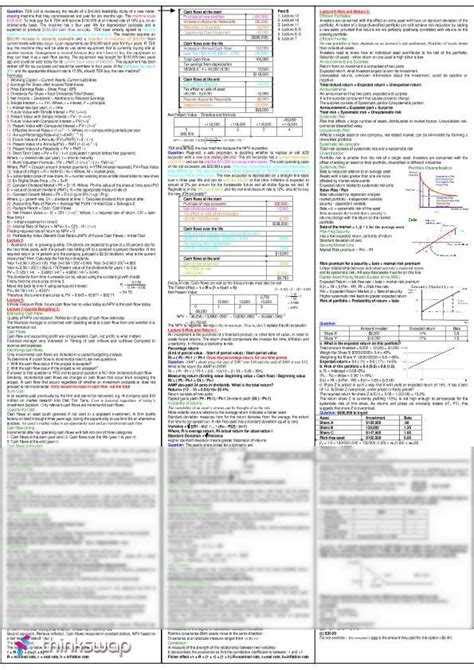 Accounting Final Exam Cheat Sheet