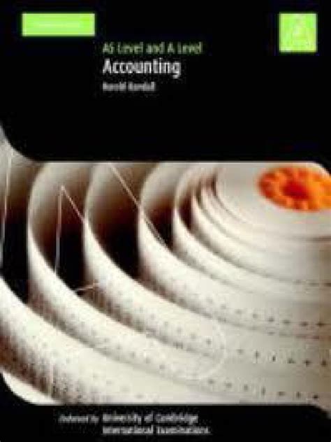 Accounting Harold Randall Additional Exercise Answers