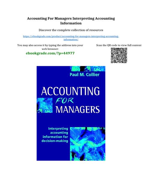 Accounting Information For Managers Mid Semester Exam
