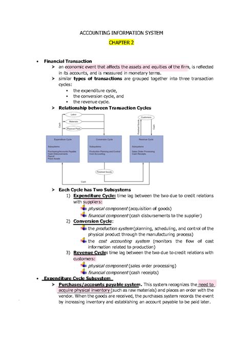 Accounting Information Systems Chapter 2 Solutions